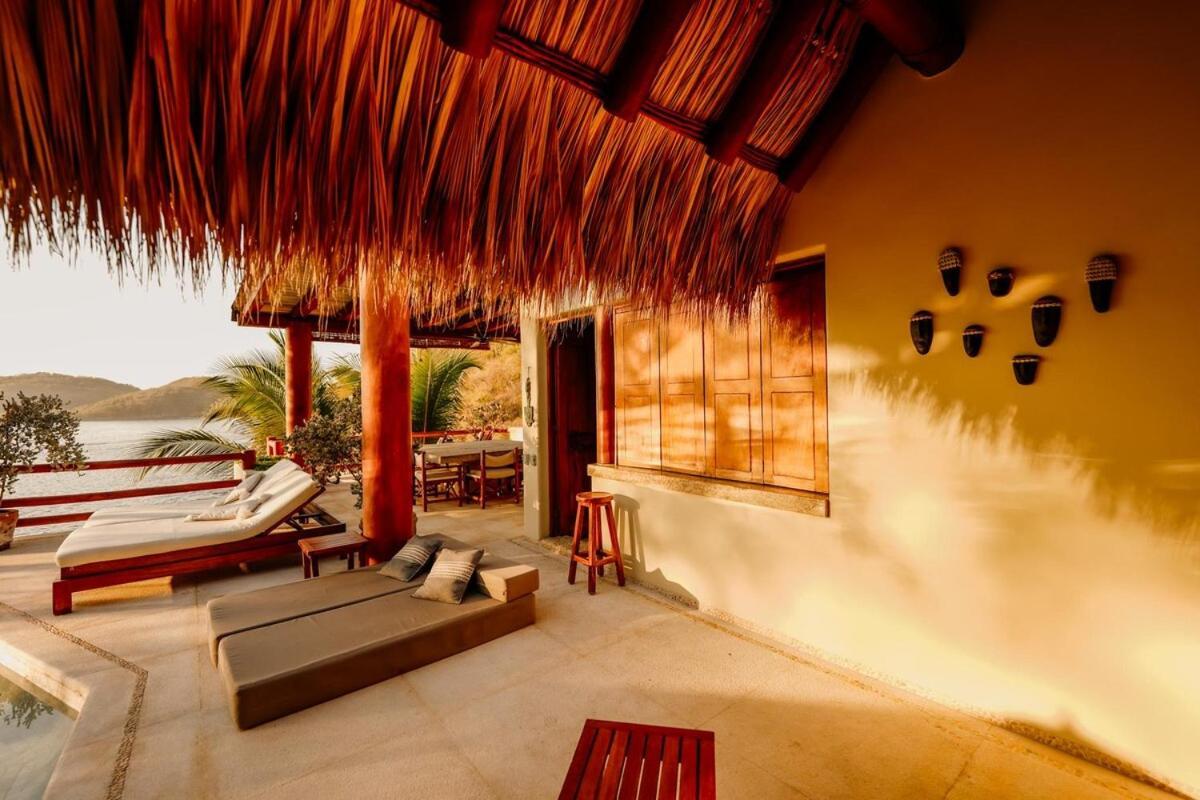 Dream Villa With Private Beach And Catering Zihuatanejo Exterior photo